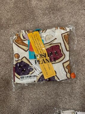 Posh Peanut ORIGINAL RIBBED PB&J time toddler 5-6T NWT pajamas